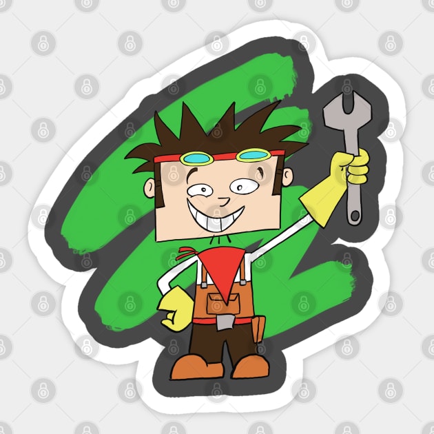 Chibi Toby Sticker by Fishonastick